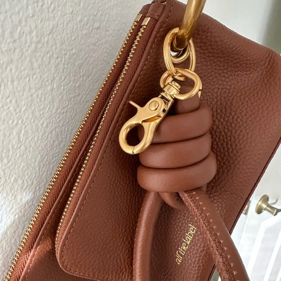 Alf The Label Carabiner Capsule Leather Pouch Bag Set - Picture 9 of 10